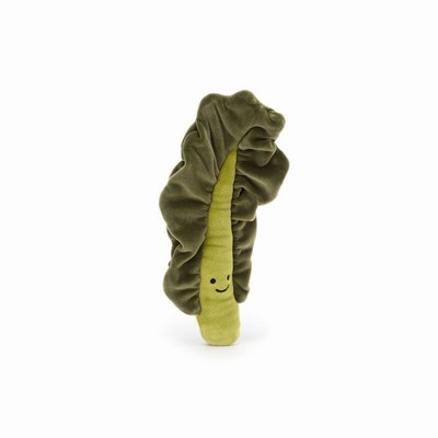 Jellycat Vivacious Vegetable Kale Leaf New Zealand | PQJHF3789